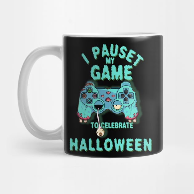 Video Game Controller, I Pauset my Game to Celebrate Halloween by DesingHeven
